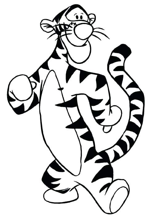 490x700 Tigger From Winnie The Pooh Coloring Pages