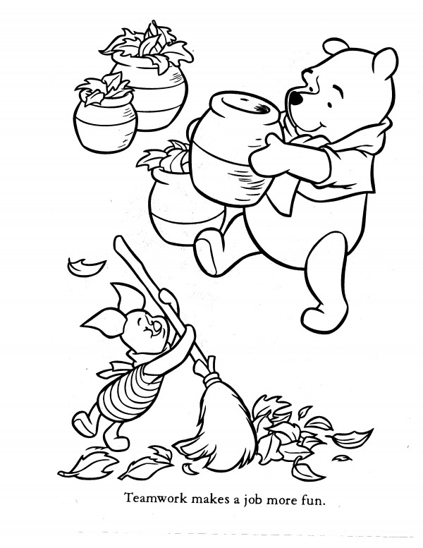 600x777 Winnie The Pooh Coloring Pages
