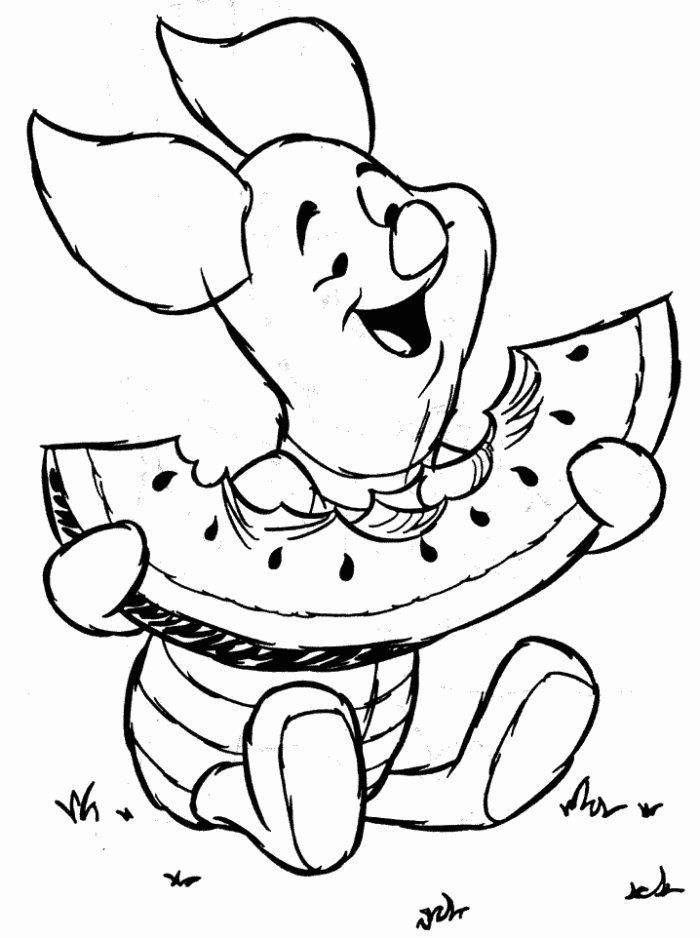 700x938 Coloring Page Watermelon Coloring Pages