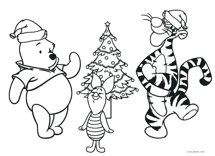 850x617 Winnie Pooh Coloring Pages Free Disney Winnie The Pooh Coloring