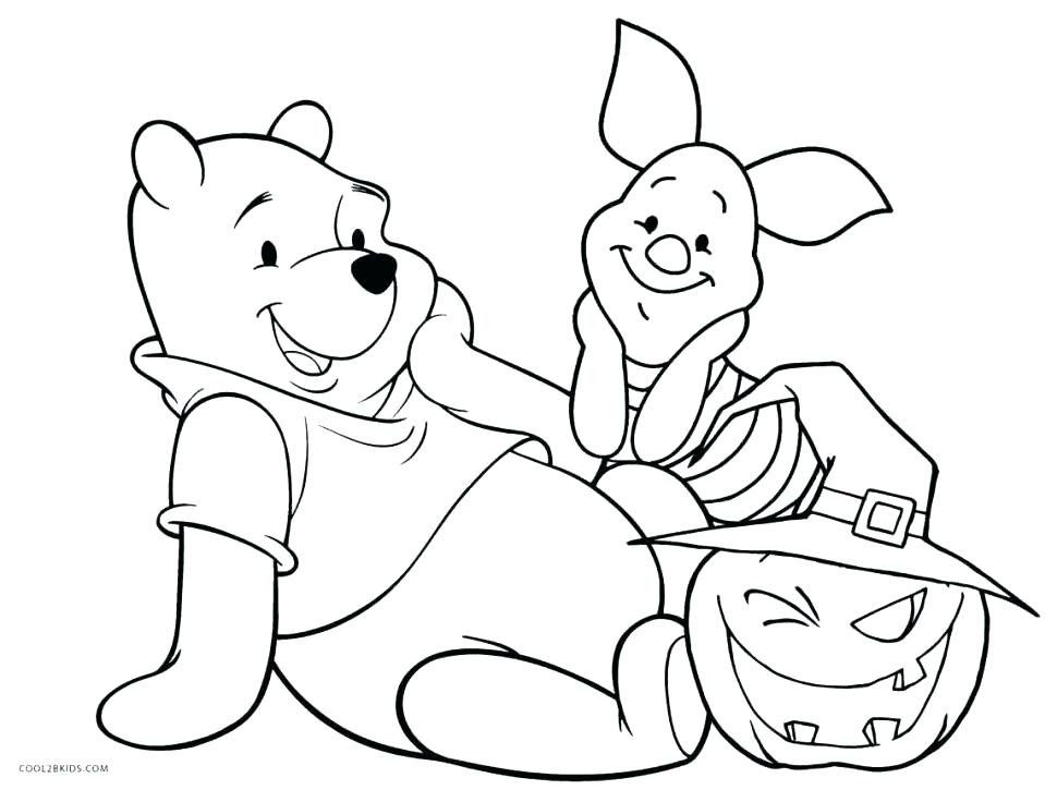 970x725 Winnie The Pooh Free Coloring Pages To Print For Kids And Piglet