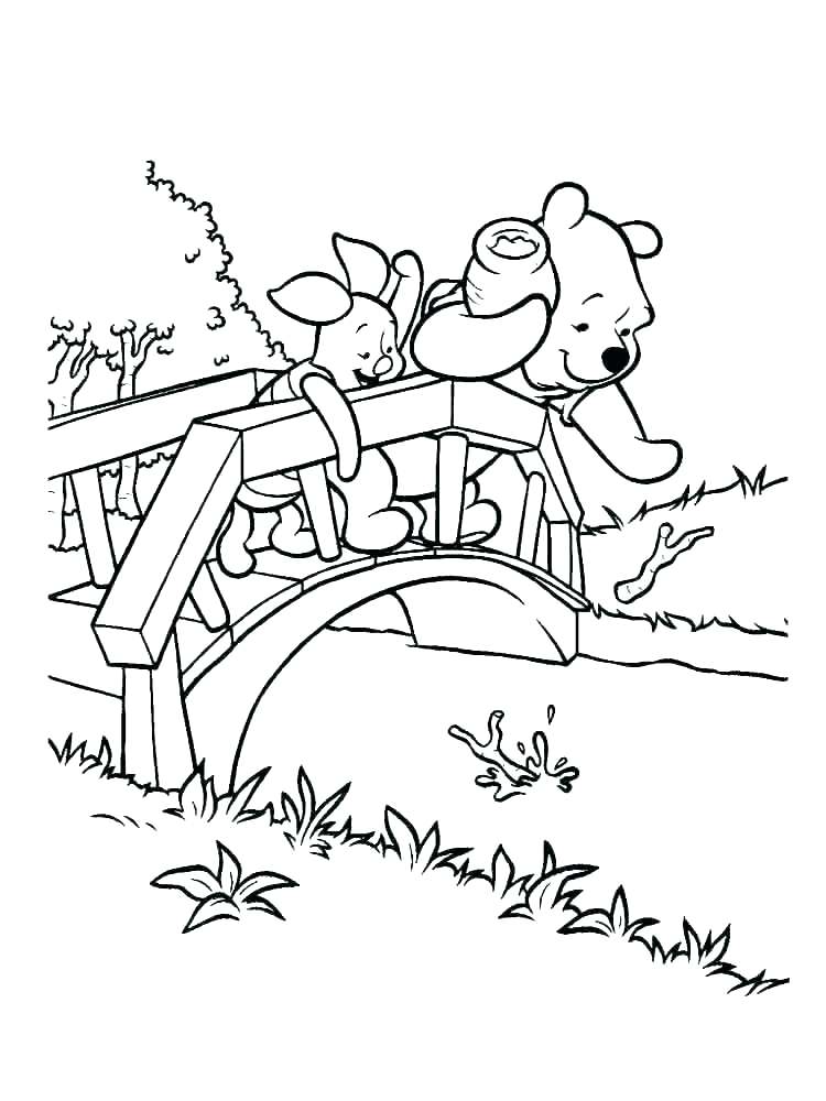 750x1000 Coloring Pages Winnie The Pooh Piglet Is Skiing Coloring Page