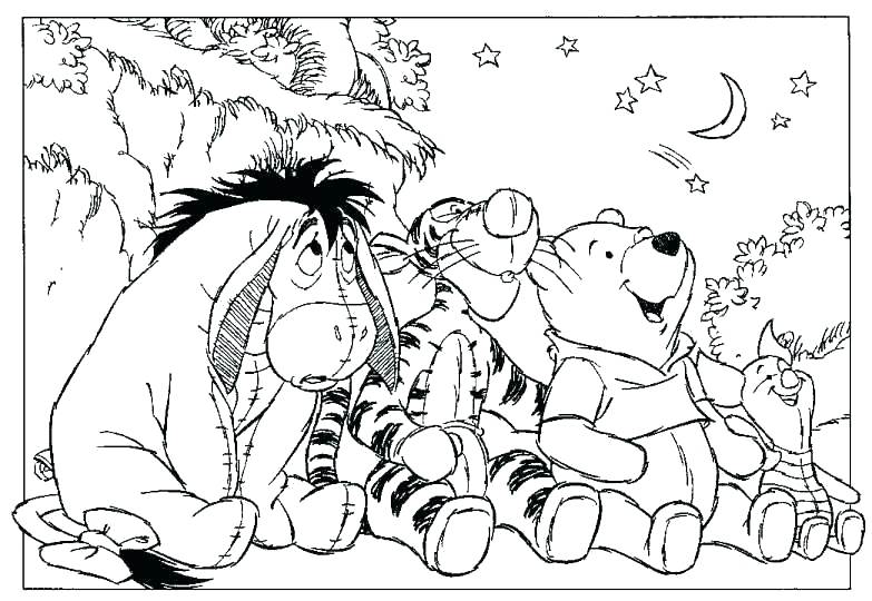 783x540 Winnie The Pooh Printable Coloring Pages