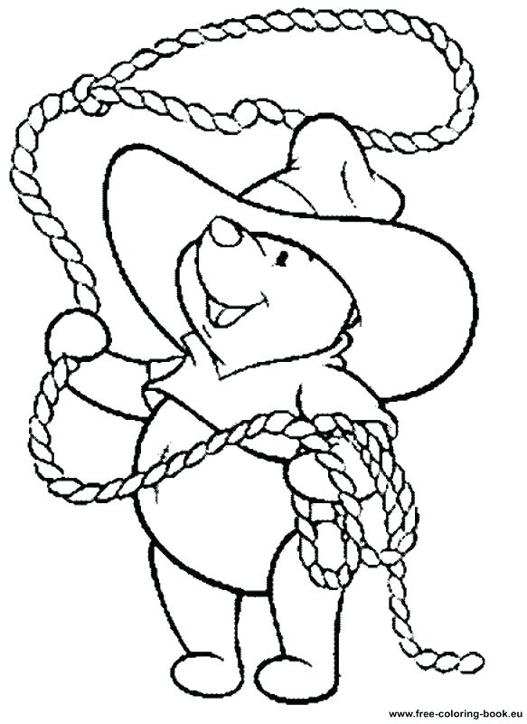 583x800 Winnie The Pooh Printable Coloring Pages