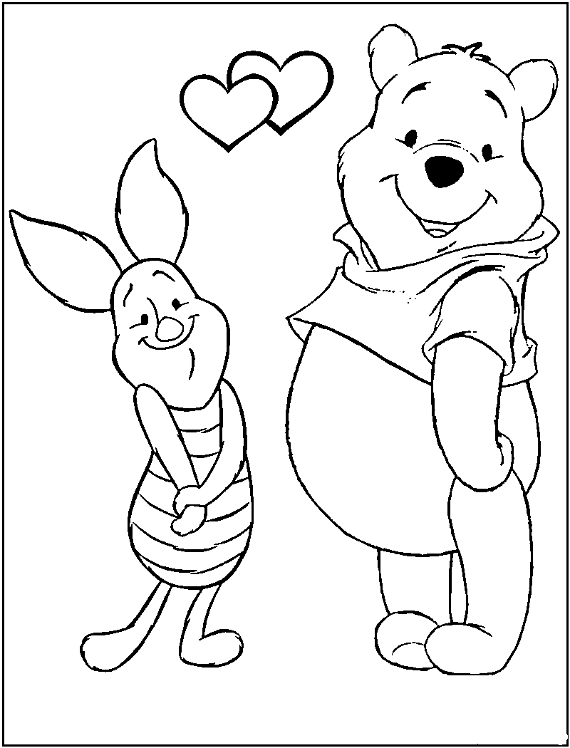 800x1050 Free Printable Winnie The Pooh Coloring Pages For Kids New