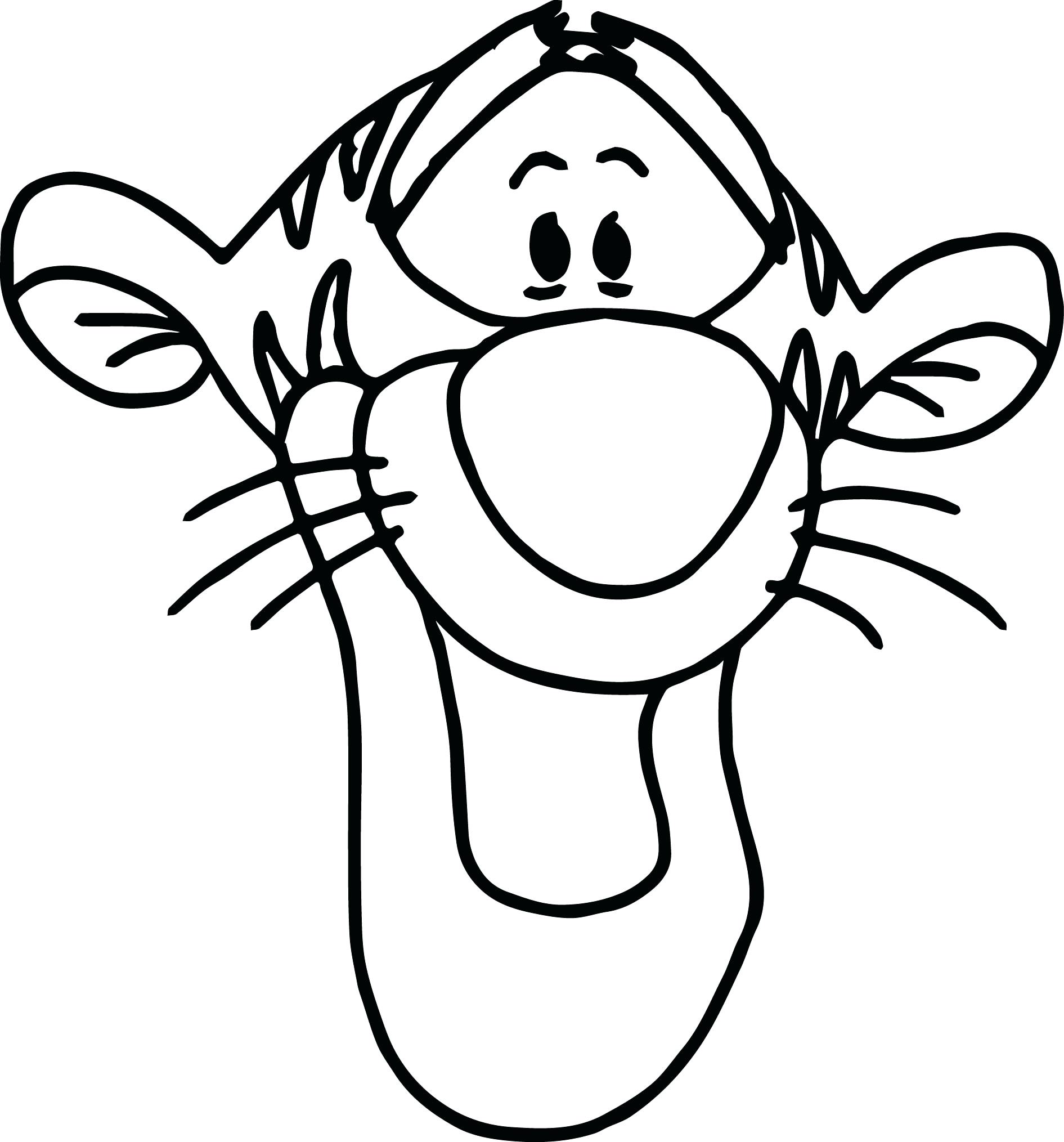 1891x2029 New Winnie The Pooh Face Coloring