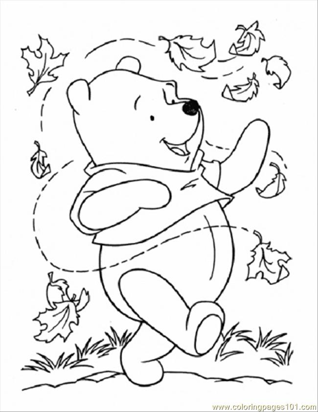 650x844 Leaves Printable Az Coloring Pages Winnie The Pooh Thanksgiving