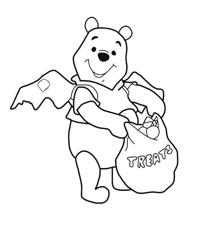713x779 Pooh Bear Coloring Page Pooh Bear Thanksgiving Coloring Pages
