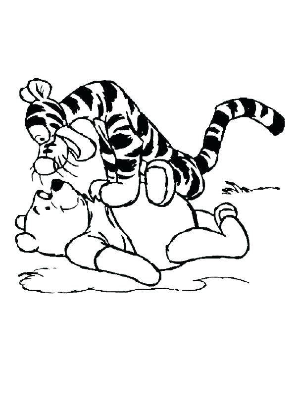 600x840 Winnie The Pooh Characters Coloring Pages Thanksgiving Coloring