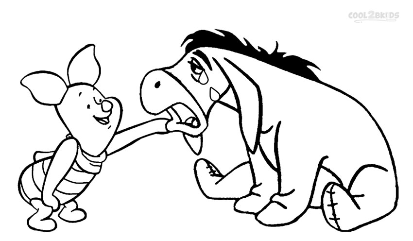850x496 Printable Eeyore Coloring Pages For Kids