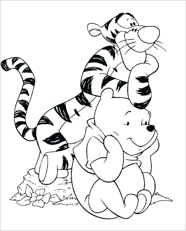 650x806 Winnie The Pooh Winter Coloring Pages New Winter Coloring Picture