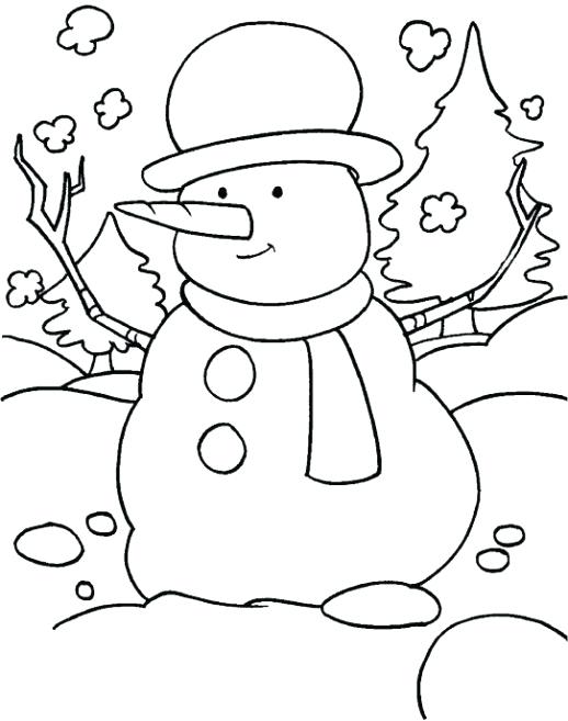 518x657 Winter Coloring Pages For Preschool Winter Birds Coloring Pages