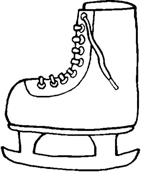 500x604 Winter Boots Sky Coloring Page Dressing For Winter