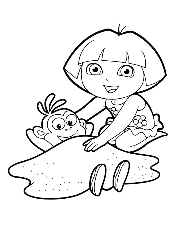 612x792 Boot Coloring Page