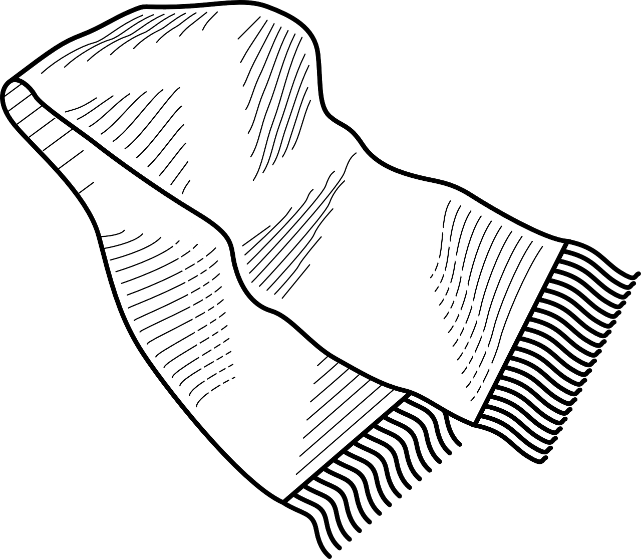 1280x1116 Winter Clothing Colouring Pages