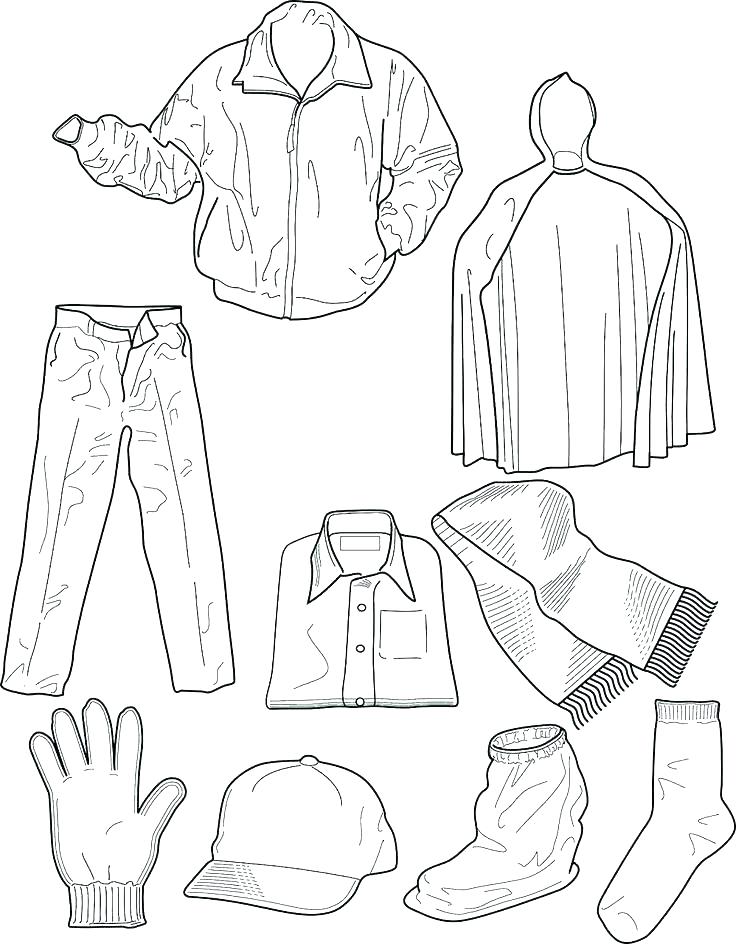736x944 Clothes Coloring Page Wearing Workshop Clothes Coloring Pages