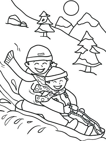360x480 Winter Clothes Coloring Pages Free Coloring Pages Winter Free