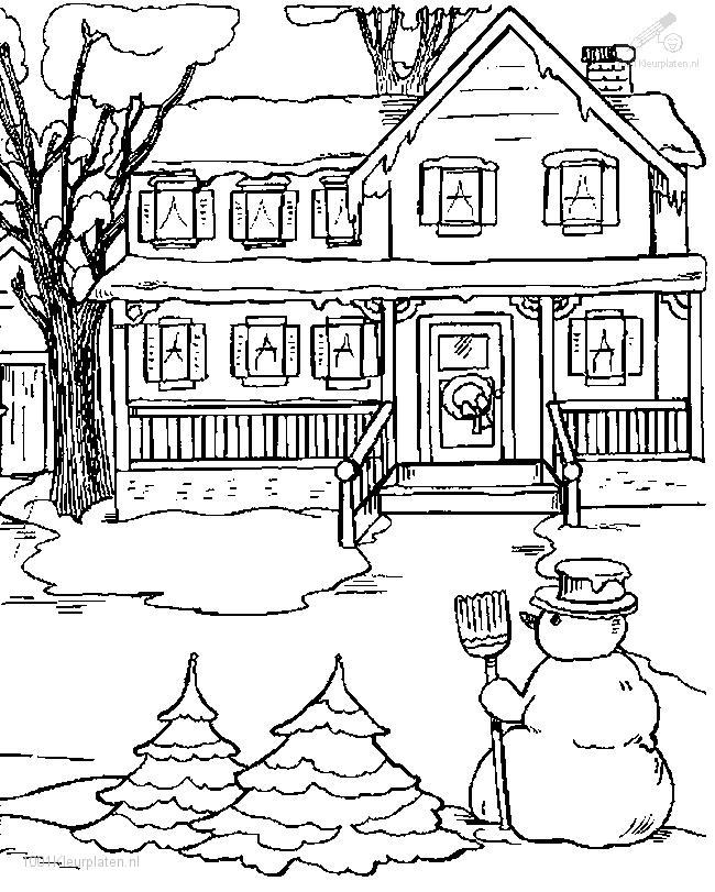650x811 Winter Coloring Pages Adults