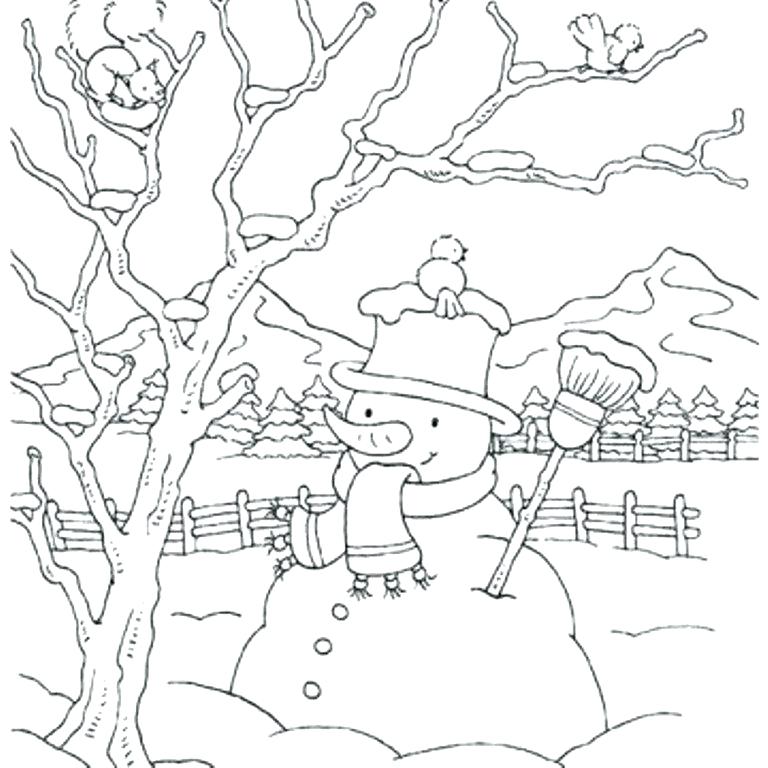 768x768 Winter Coloring Pages Coloring Pages For Coloring Pages Free