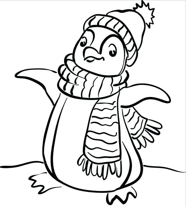 600x668 Preschool Winter Coloring Pages