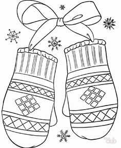 236x289 Winter Holiday Coloring Pages Mittens Coloring Pages