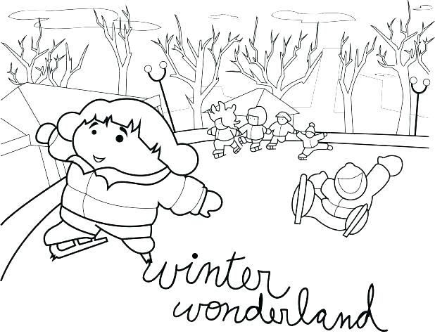 618x478 Winter Coloring Pages For Preschoolers