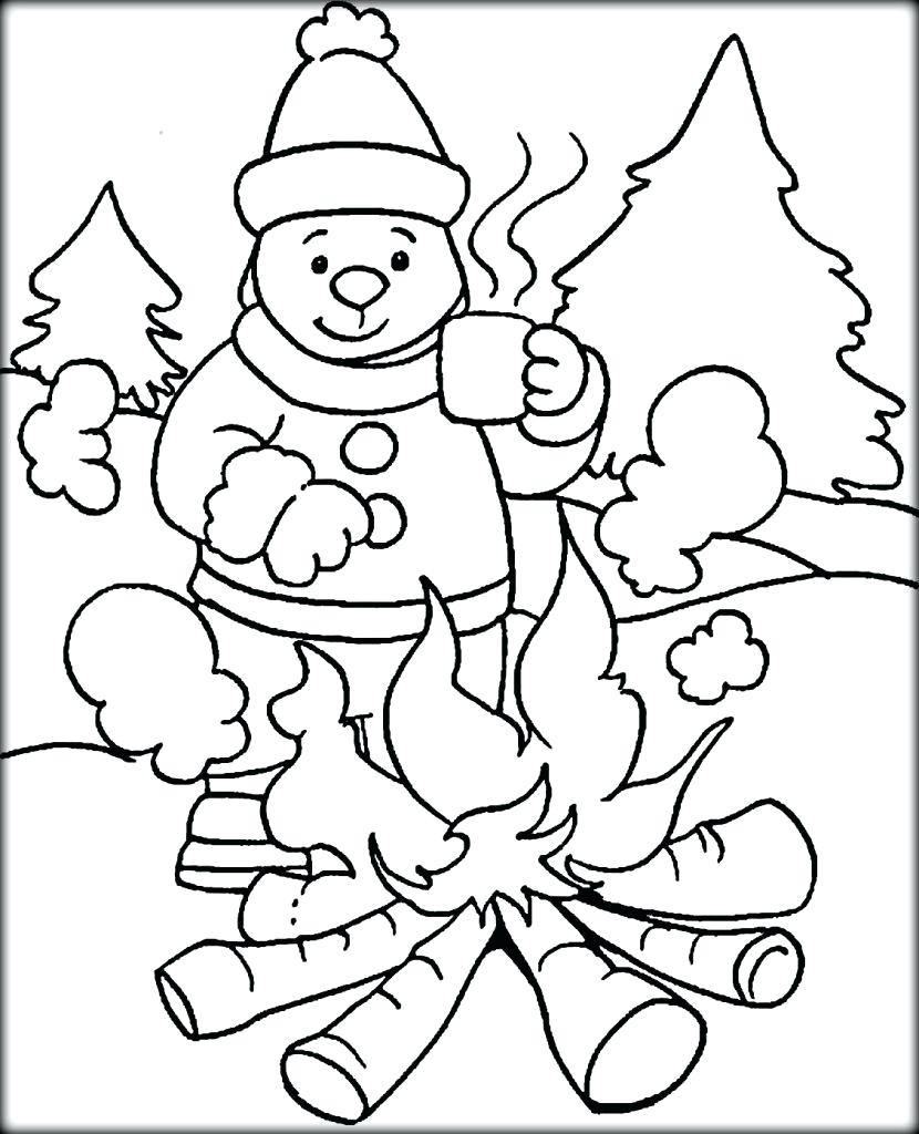 830x1024 Free Winter Coloring Pages