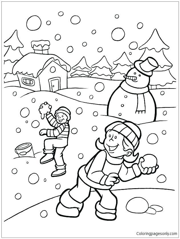 631x837 Free Winter Tree Coloring Page Kids Coloring Free Printable Winter