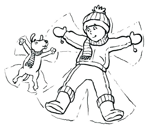 618x536 Winter Coloring Pages Winter Coloring Pages For Preschool Coloring