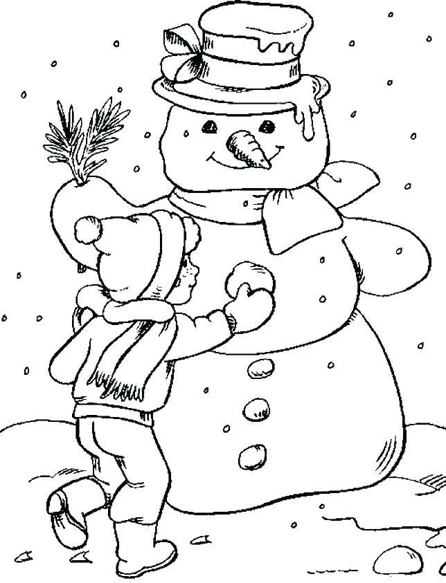 644x843 Winter Color Pages Free Printables Free Winter Coloring Pages