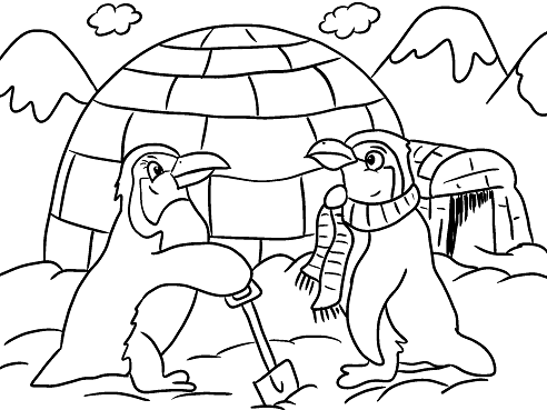 492x369 Free Printable Winter Coloring Pages Free Printable Winter