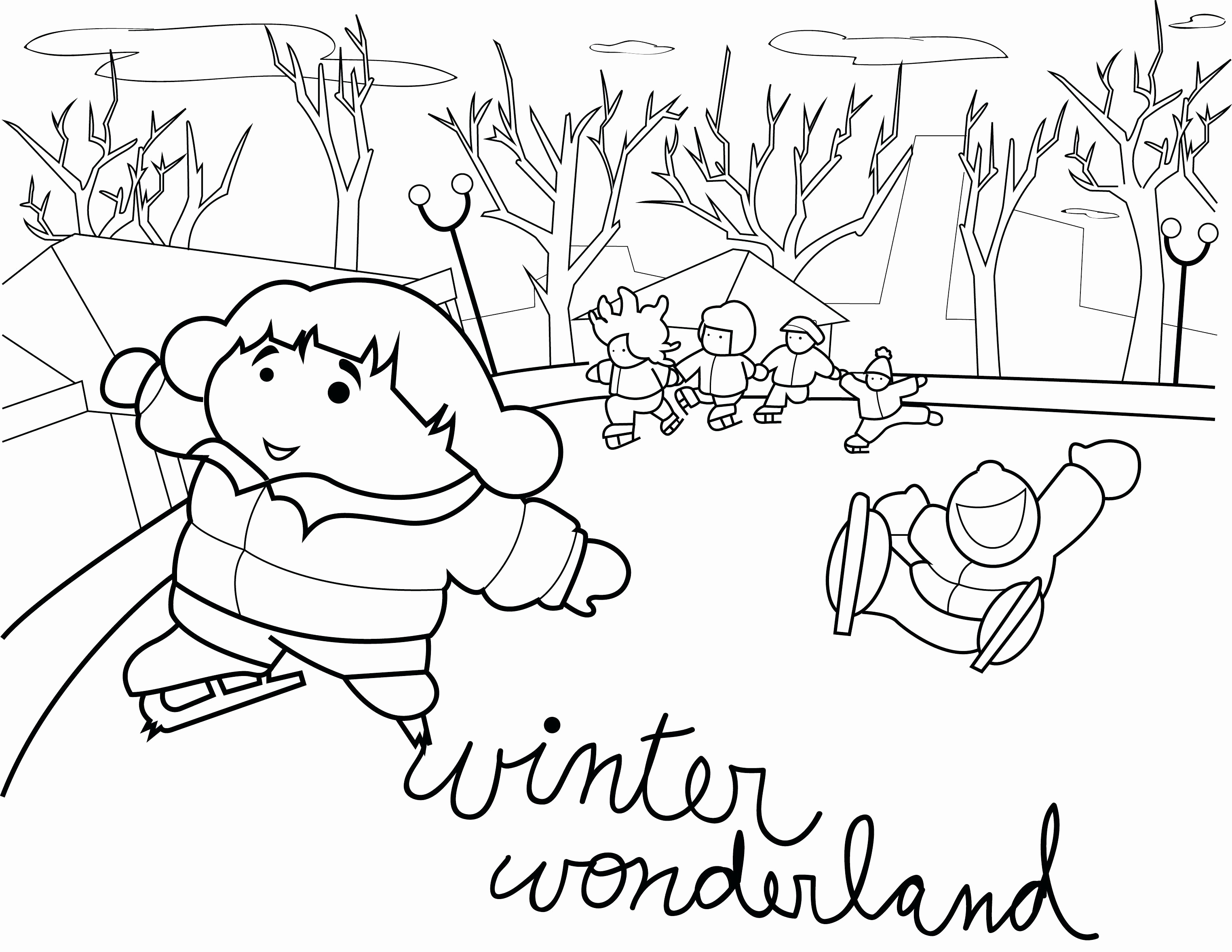 Winter Coloring Pages Pdf
