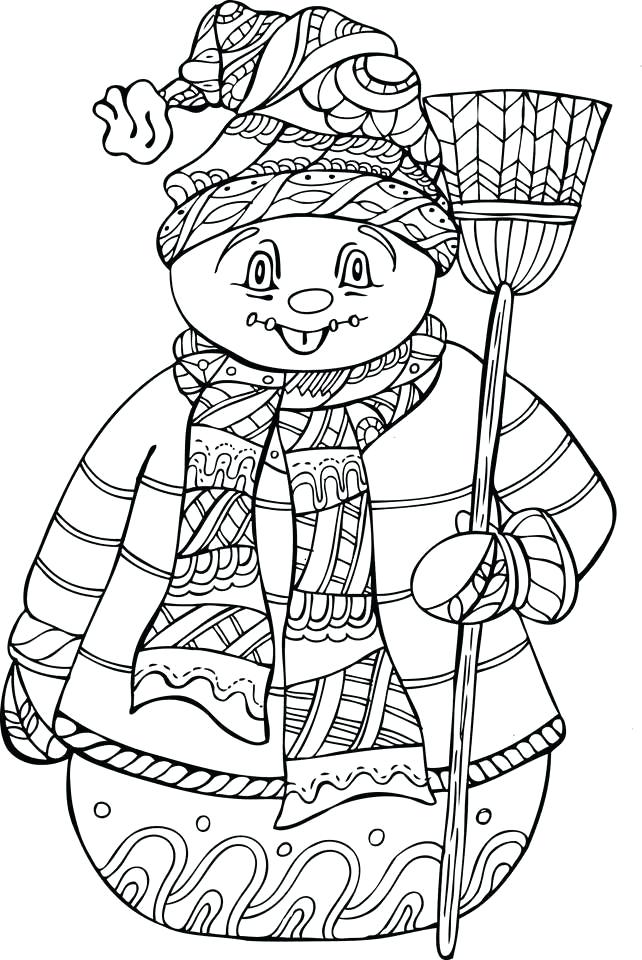 642x960 Winter Color Pages Picture Winter Fun Coloring Pages Printable