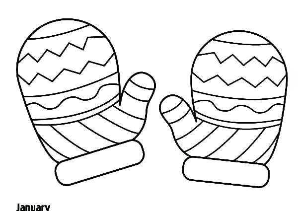 600x425 Winter Hat Coloring Page Winter Hat And Mittens Coloring Page