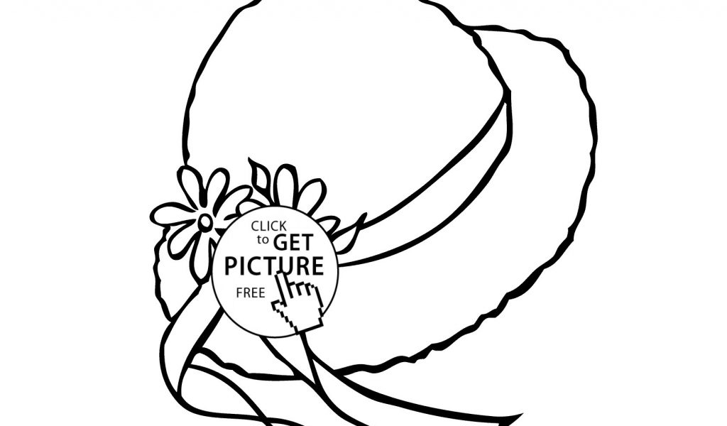 1024x600 Winter Hat Template Printable Noted Winter Hat Coloring Page