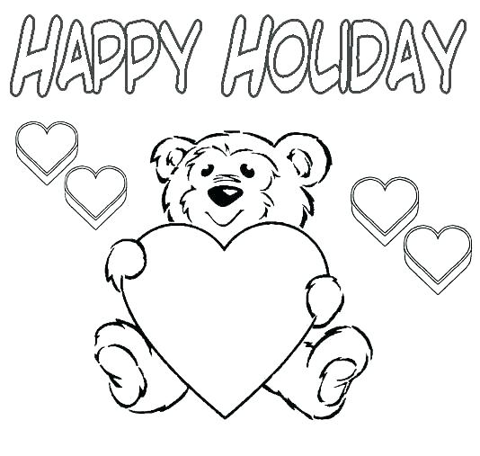 534x507 Holiday Coloring Pages Winter Holiday Coloring Pages Holidays