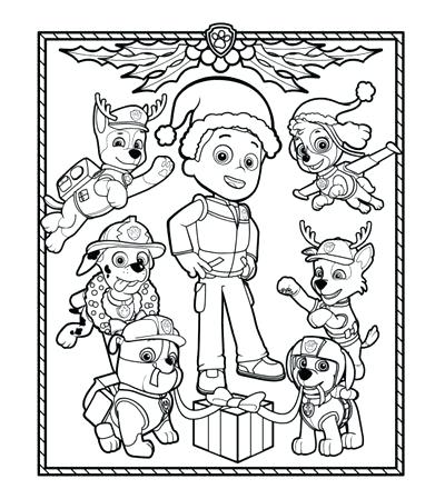 382x449 Holiday Coloring Pages Get In The Holiday Spirit With This Paw