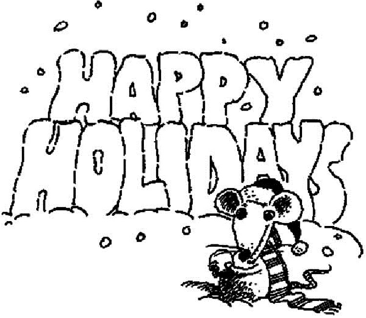 750x653 Winter Holiday Coloring Pages Printable