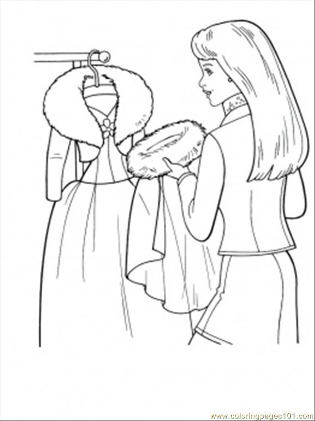 650x868 Making Winter Coat Coloring Page