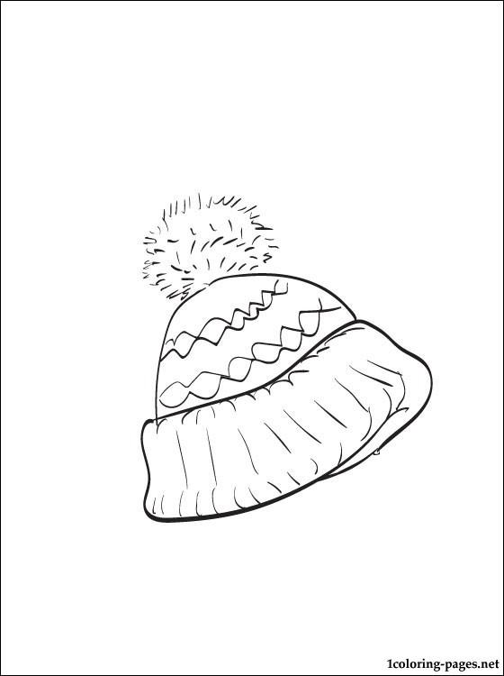 560x750 Winter Hat Coloring Page Coloring Pages