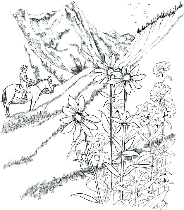 629x720 Winter Scenes Color Pages Winter Colouring Pages For Kids Winter