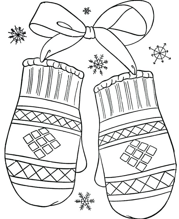 600x734 Mittens Coloring Page Coloring Page Winter Mitten Coloring Pages