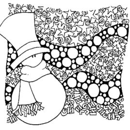 268x268 Winter Coloring Pages Adults Archives