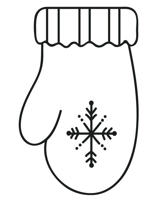 564x700 The Mitten Coloring Page A Lovely Winter Mittens Gift Coloring