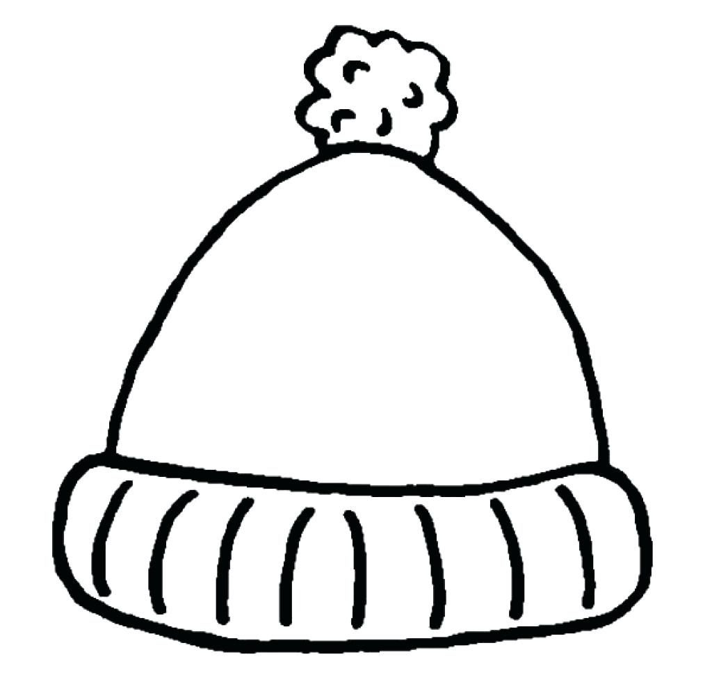 1024x971 Winter Hat Coloring Page Simple Pages Sun Throughout Mitten