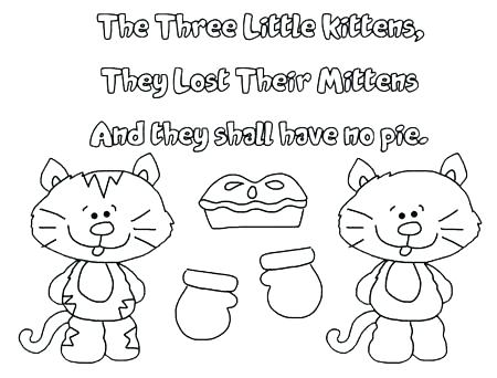 450x342 Mittens Coloring Pages