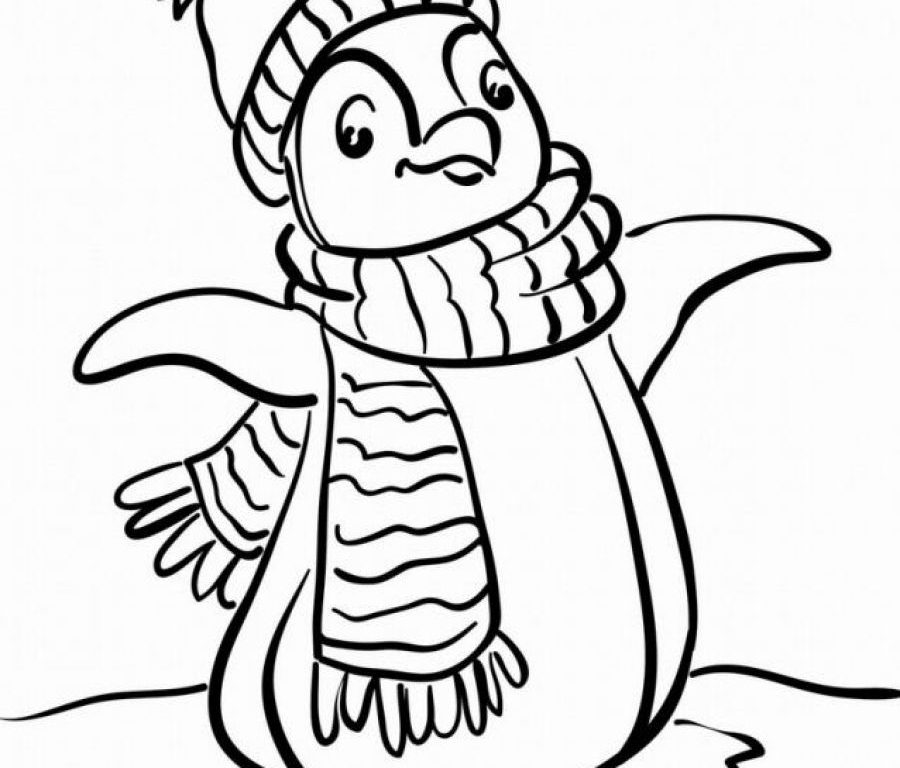 900x768 Free Realistic Penguin Coloring Pages Sensational Page Printable