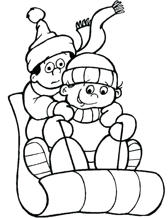 556x720 Winter Scene Coloring Pages Free Printable Winter Scene Coloring