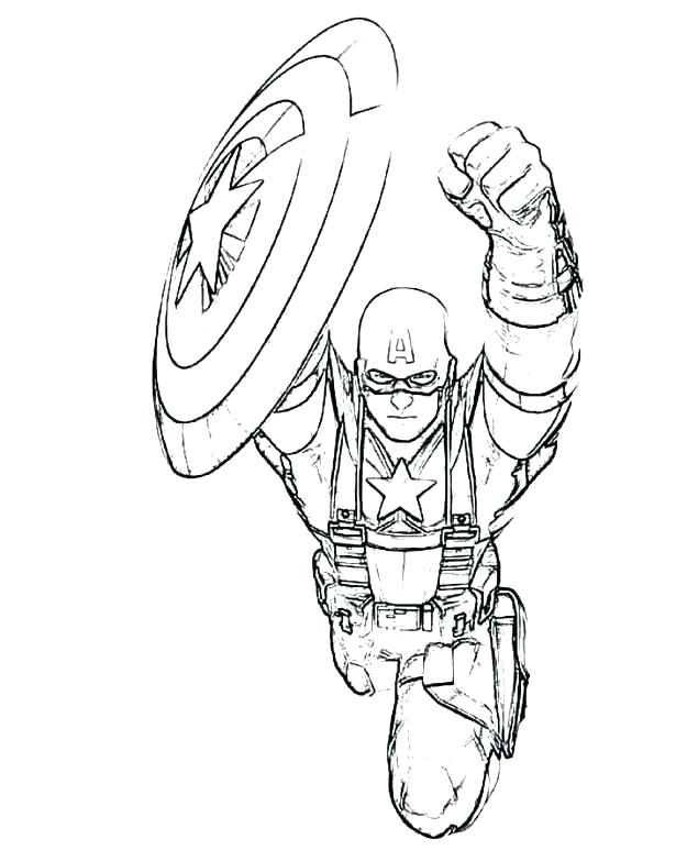 615x783 Free Captain The Winter Soldier Coloring Sheets Captain Coloring