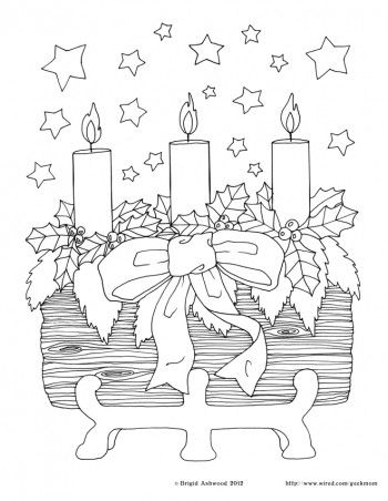 350x452 Yule Coloring Pages